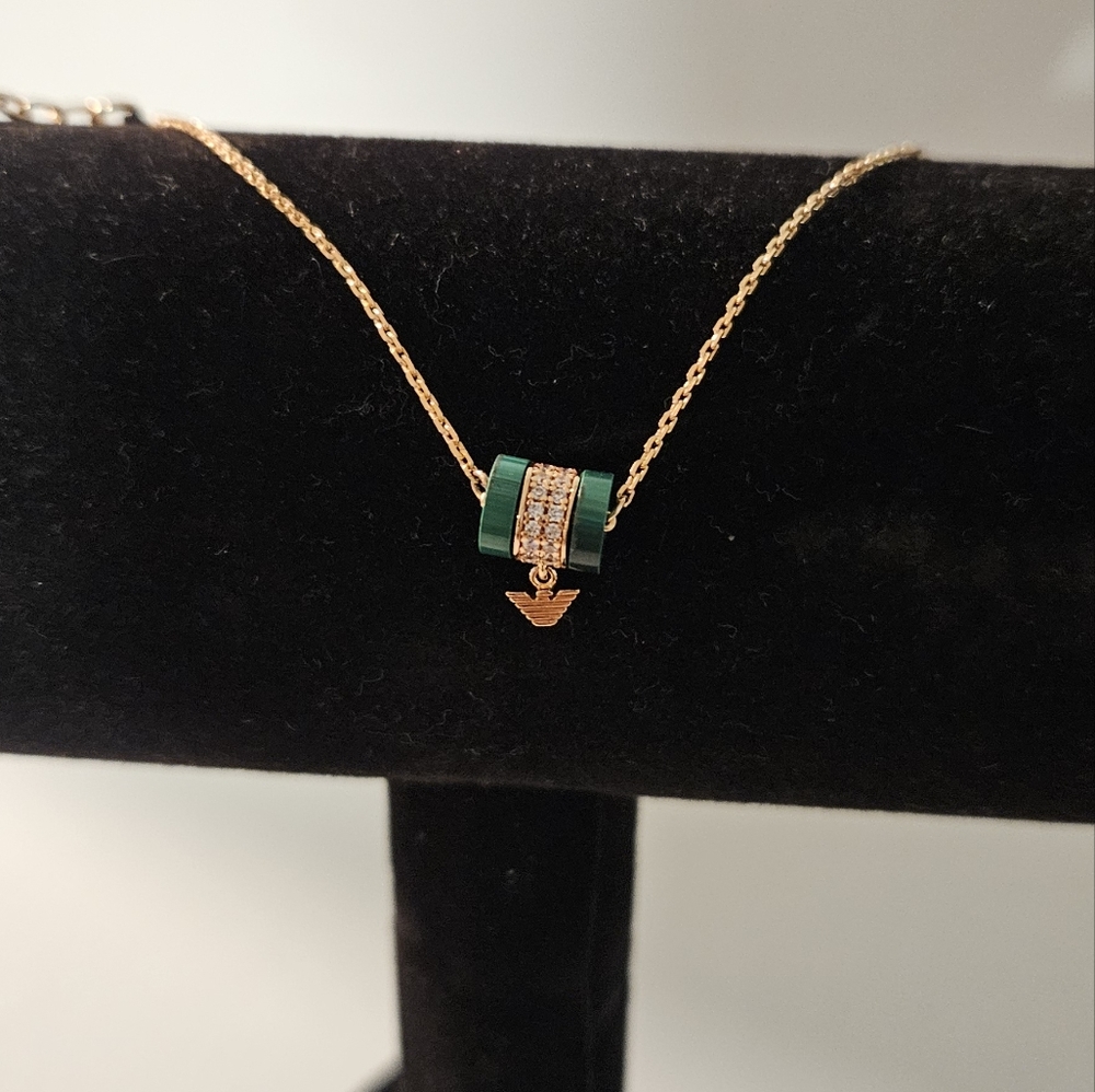 Emporio Armani Green Malachite Bracelet